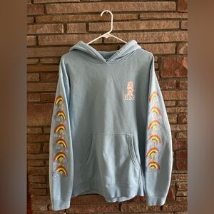 Baby blue rainbow Care Bear BSR hoodie